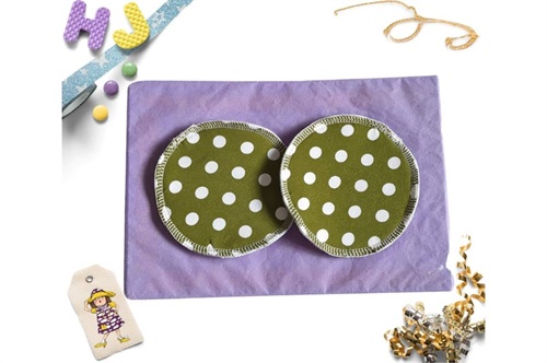 Buy  Breast Pads Chartreuse Dots now using this page